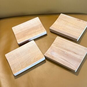 Crate&Barrel Light Wood Serving Set